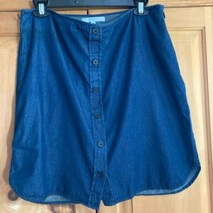 Reed Basic light weight blue jean denim mini skirt 10